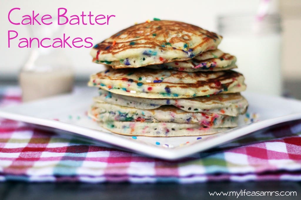 Cake Batter Pancakes Cake Batter Pancakes