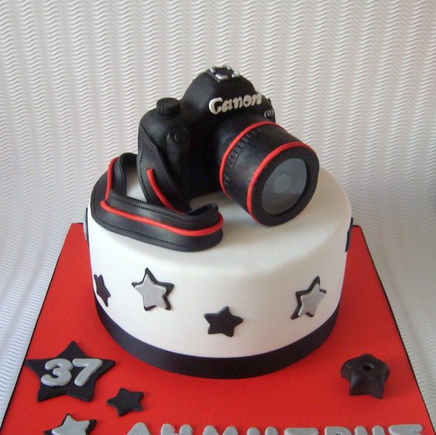 Camera Birthday Cake