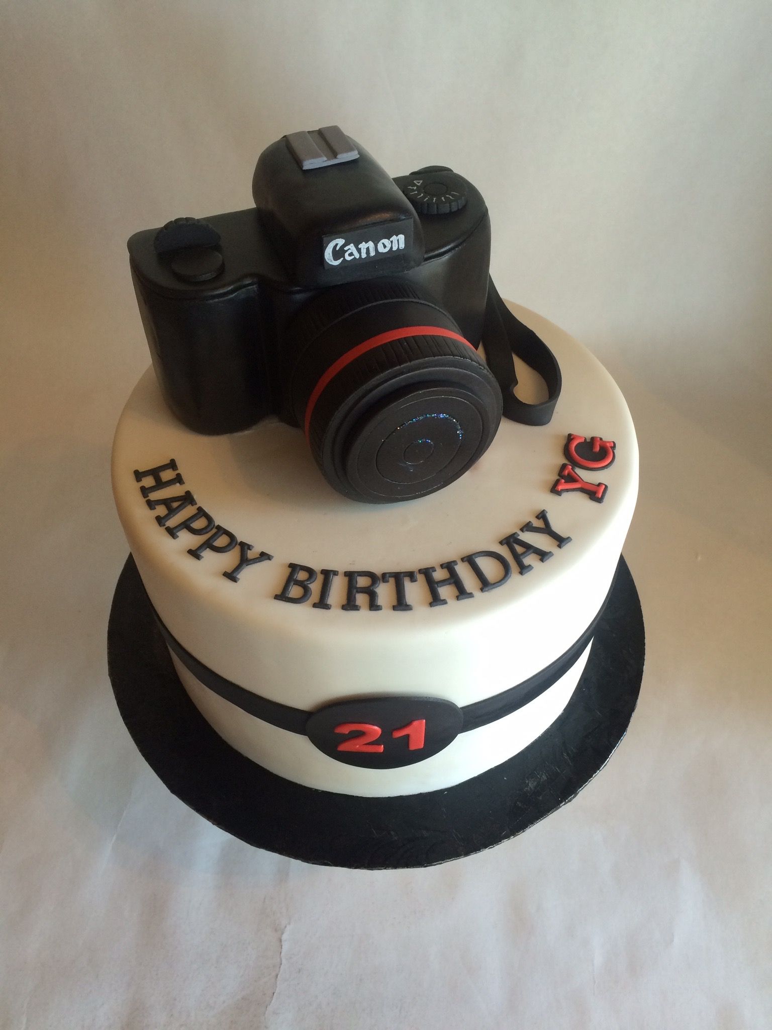 Camera Birthday Cake