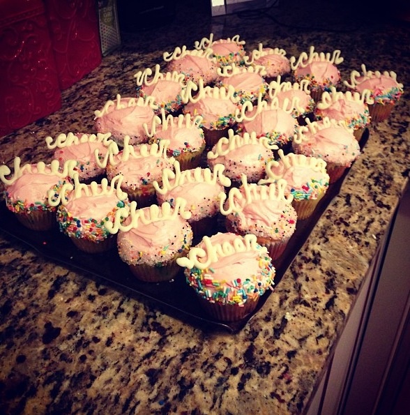 Cheerleading Cupcakes