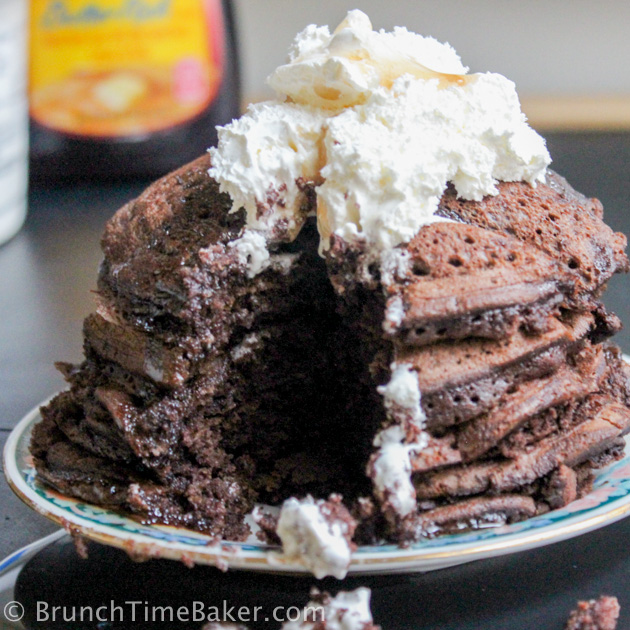 Chocolate Pancakes From Cake Mix