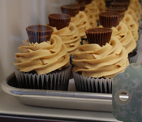 Chocolate Peanut Butter Cupcakes