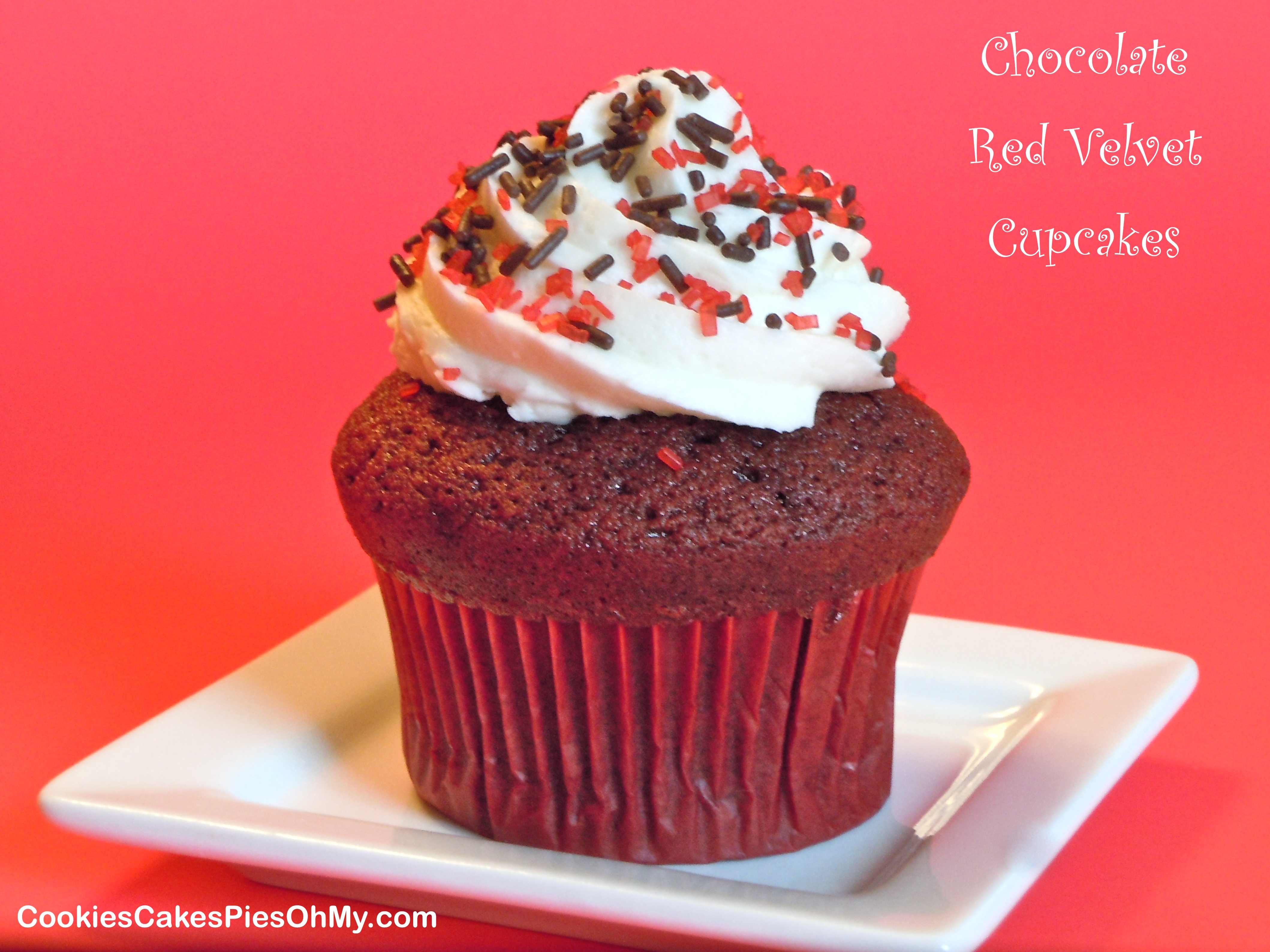 Chocolate Red Velvet Cupcakes