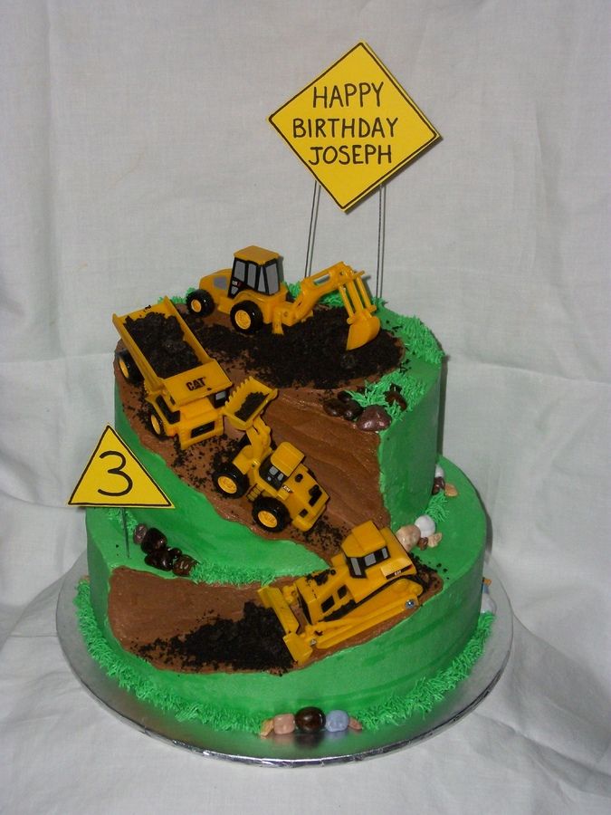 Construction Birthday Cake