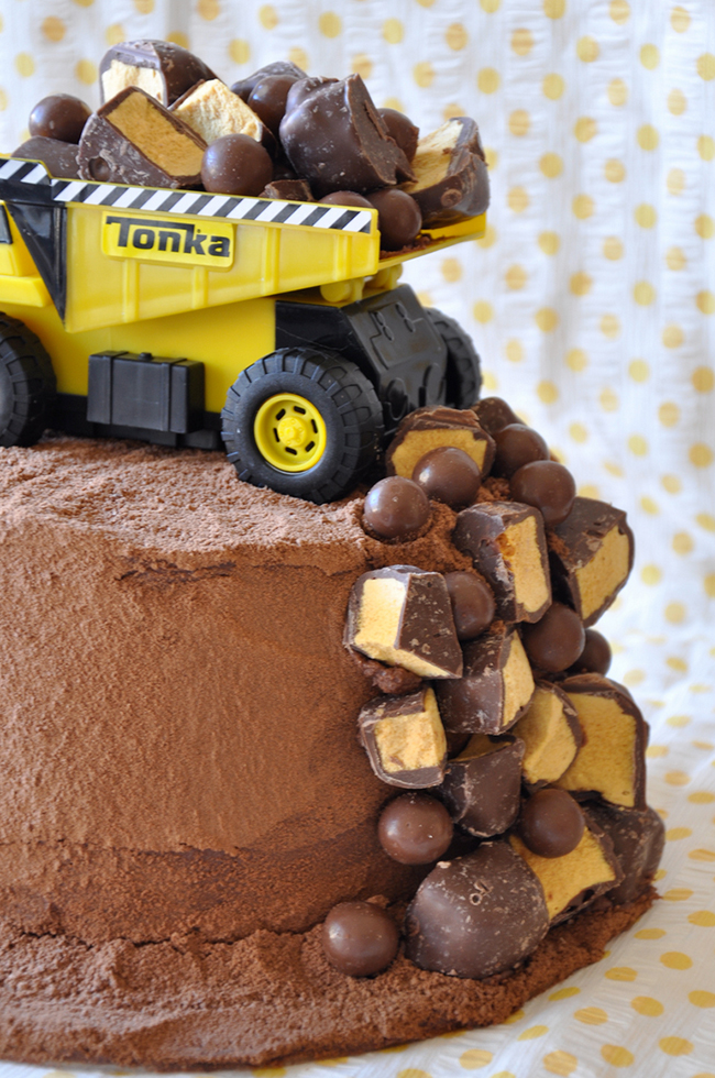 Construction Truck Birthday Cake