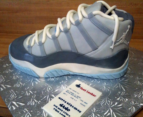 Cool Greys Air Jordan Sneaker Cake