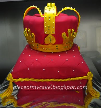 Crown Shaped Birthday Cake