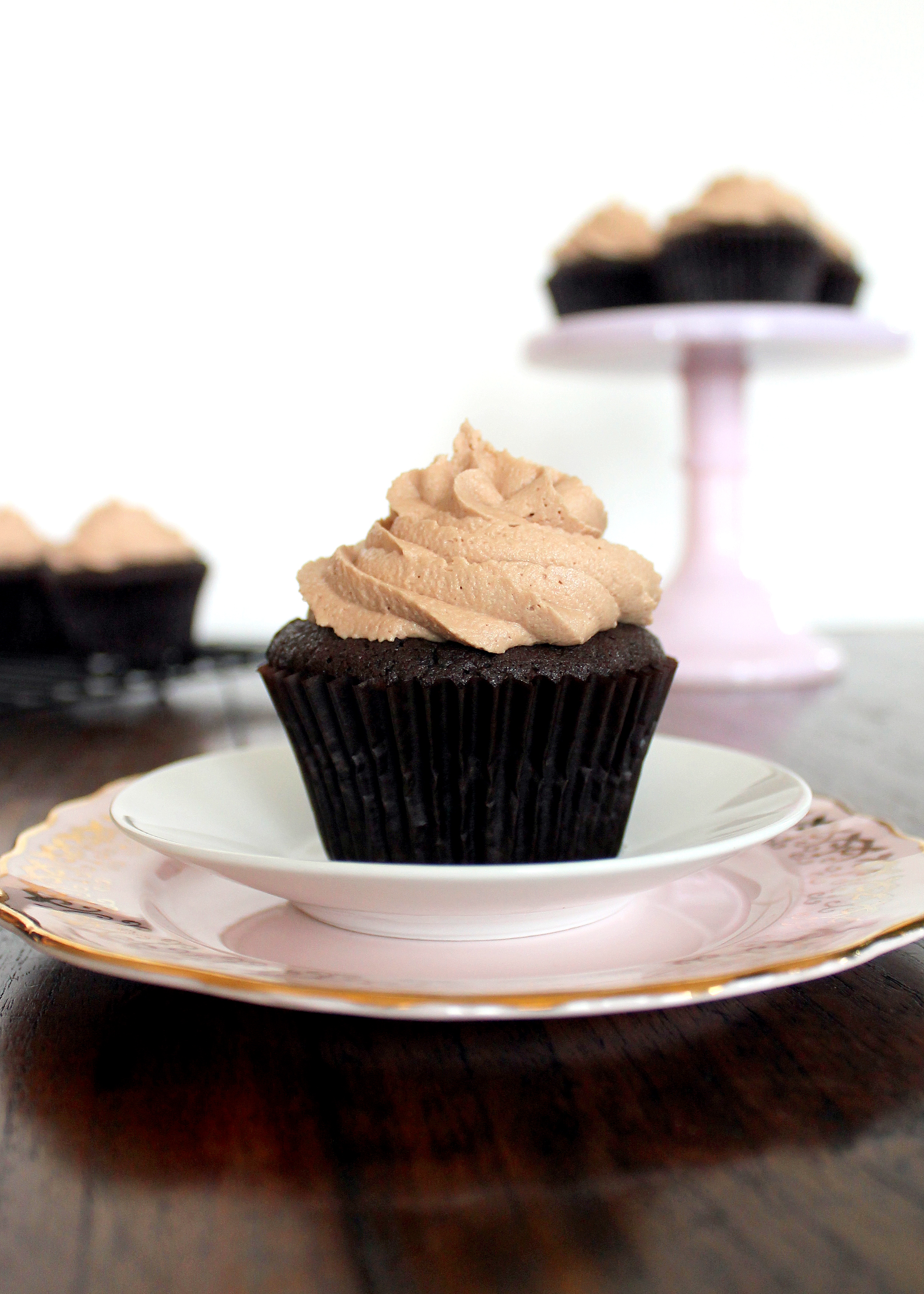 Cupcakes with Ferrero Rocher Chocolate