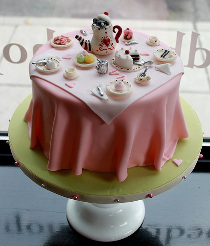 Cute Tea Party Cake