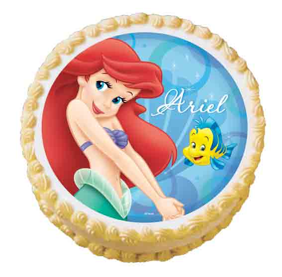 Disney Princess Edible Cake Images