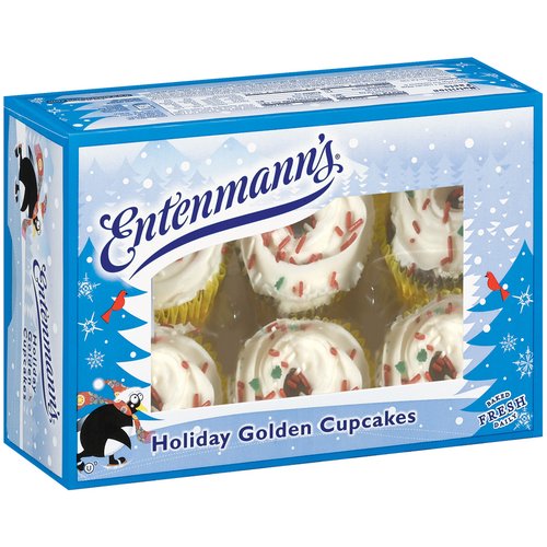 Entenmann's Holiday Golden Cupcakes Entenmann's Holiday Golden Cupcakes