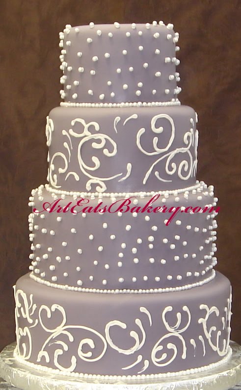 Fondant Wedding Cake Designs