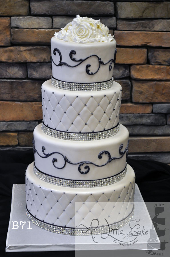 8 Photos of Purple Fondant Wedding Cakes Designs