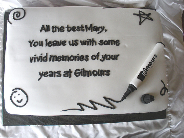 Funny Goodbye Farewell Cake Messages