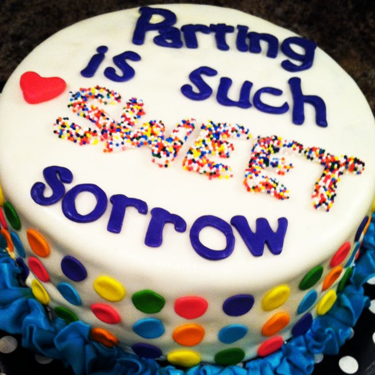 Going Away Cake Sayings