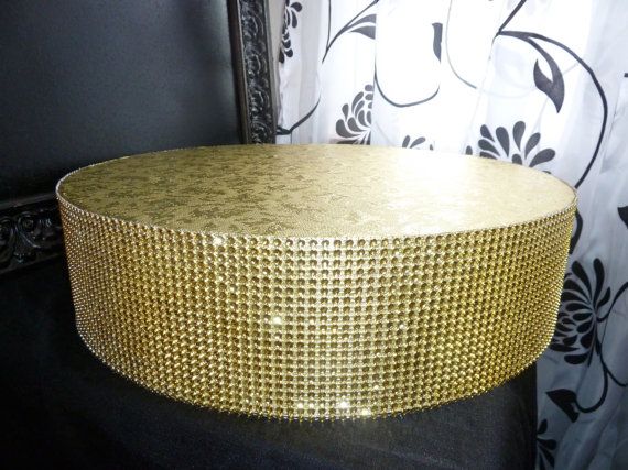 Gold Bling Cake Stand