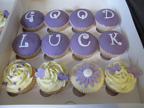 Good Luck Cupcake Cake