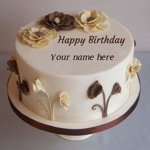 Happy Birthday Cake with Name Edit