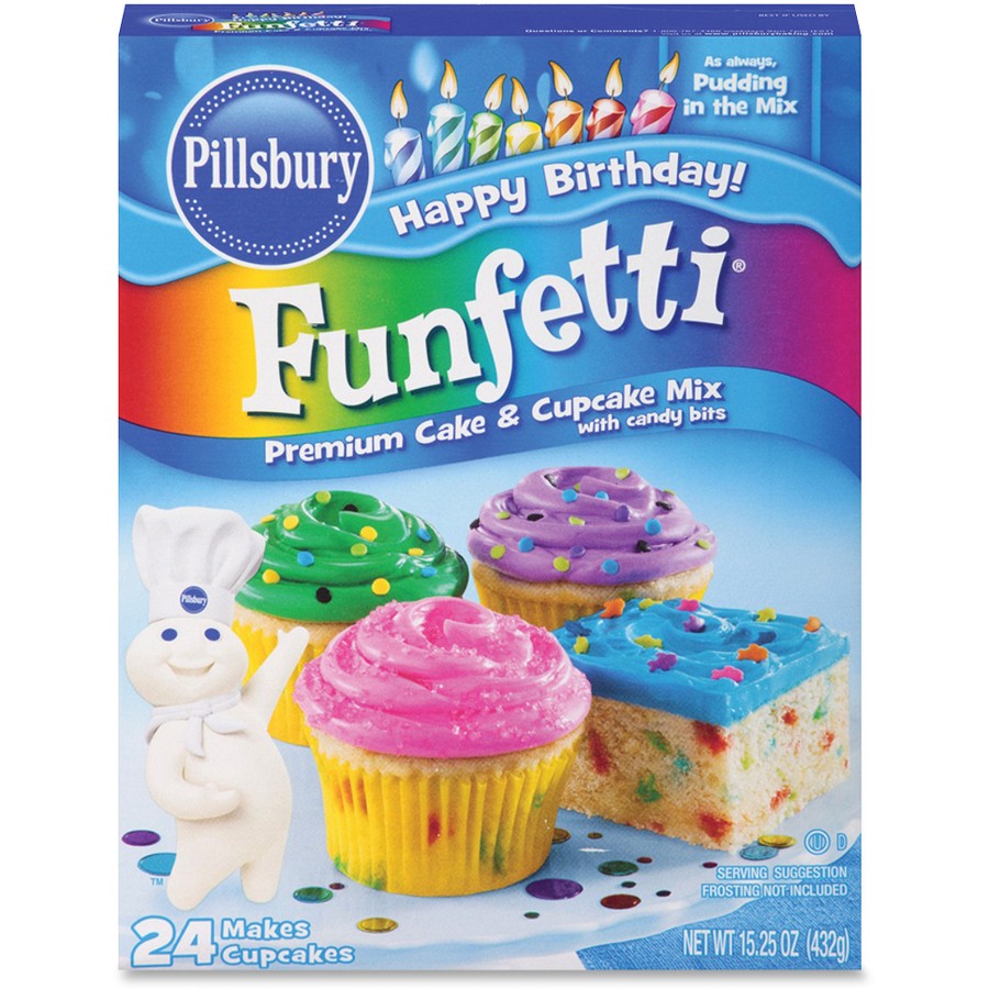 Happy Birthday Funfetti Cake Mix Pillsbury