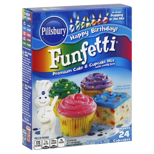 Happy Birthday Funfetti Cake Mix Pillsbury