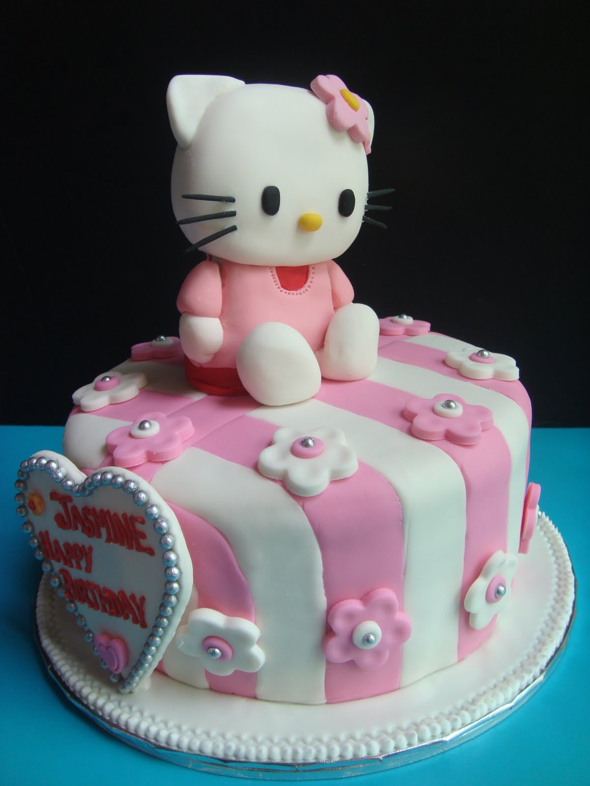 Hello Kitty Fondant Cake