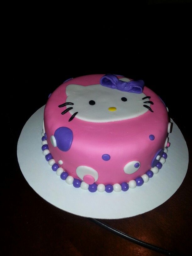 Hello Kitty Fondant Cake