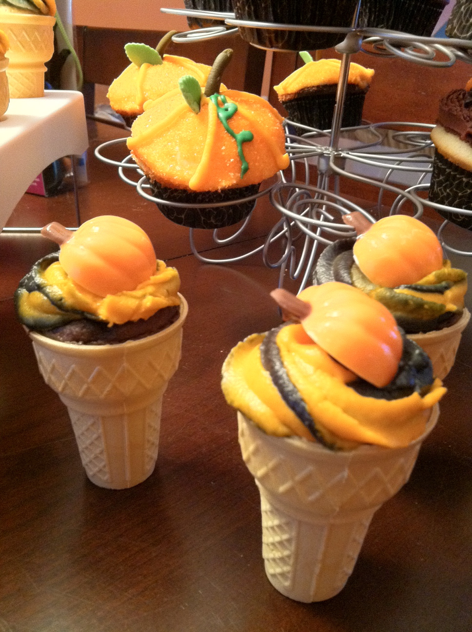 Ice Cream Cone Cupcakes Halloween