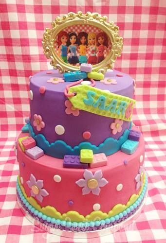 LEGO Friends Birthday Cake