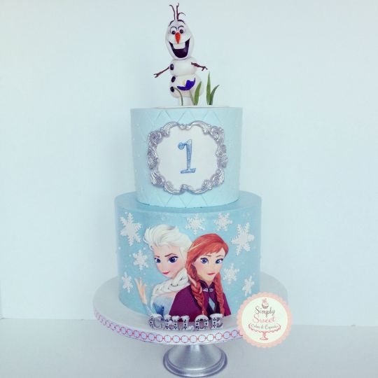 Let It Go Frozen Birthday Cake