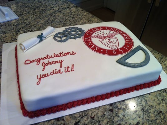 Mechanical Engineering Graduation Cake Mechanical Engineering Graduation Cake