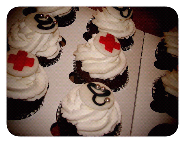 Medical Themed Cupcakes