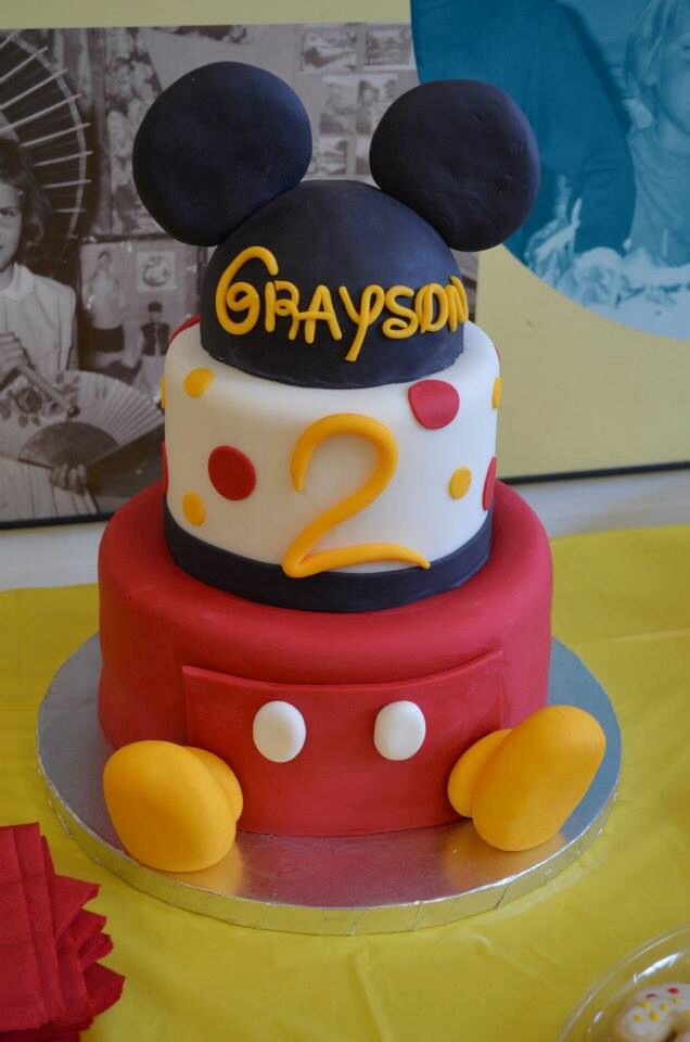 Mickey Mouse Birthday Cake