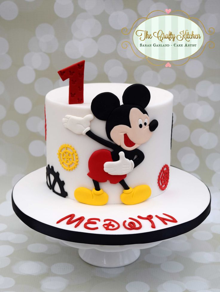 Mickey Mouse Birthday Cake