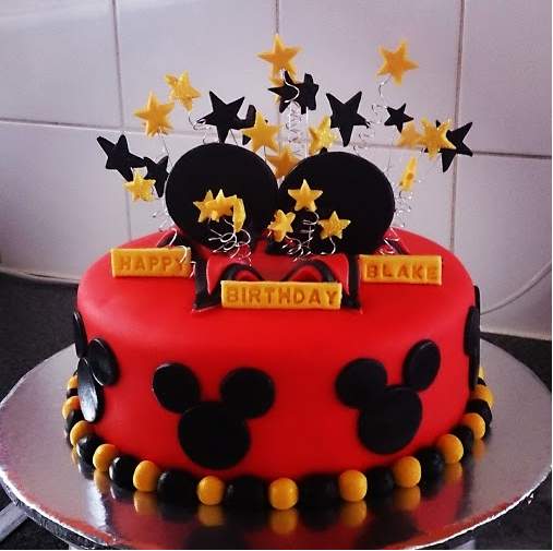 Mickey Mouse Birthday Cake