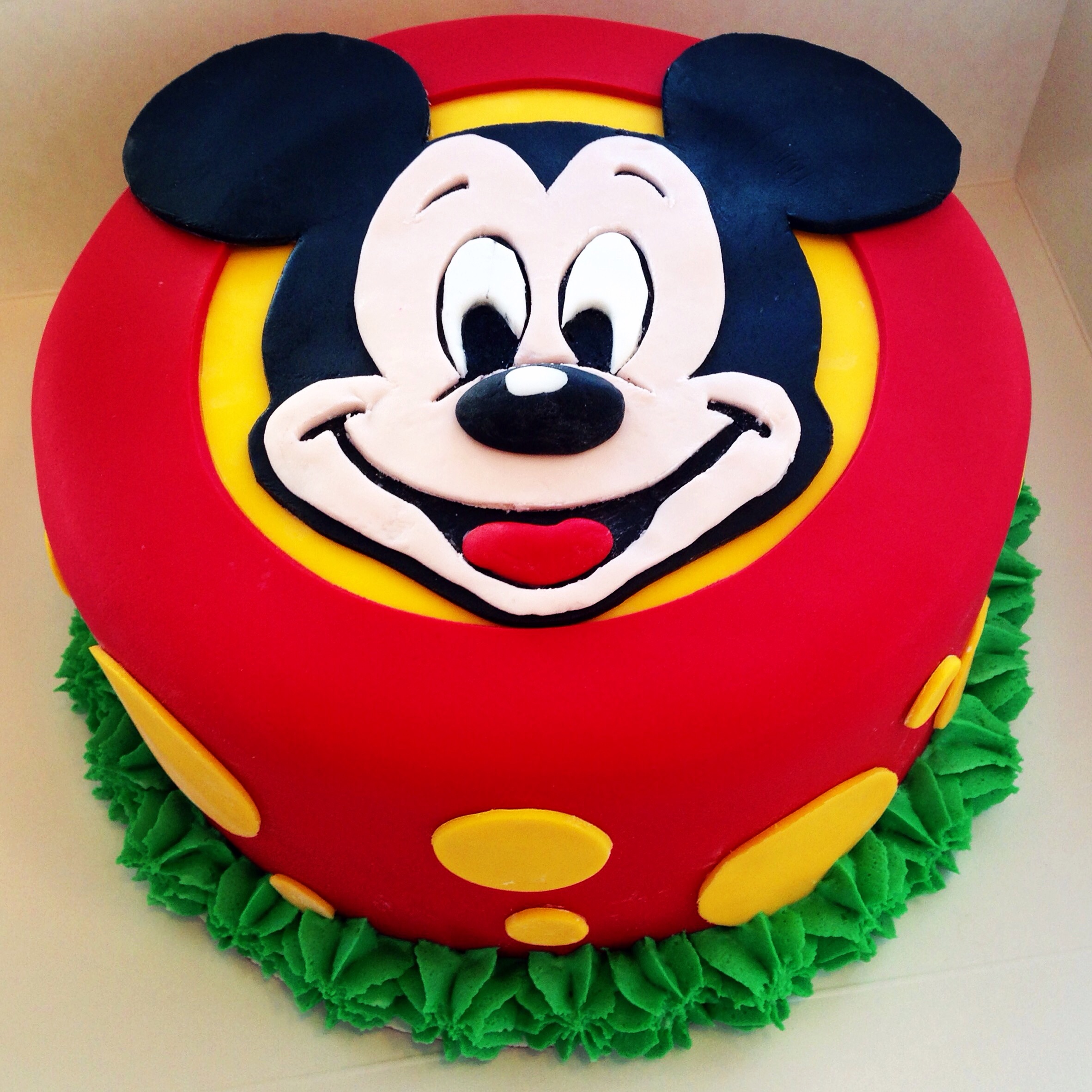 Mickey Mouse Birthday Cake