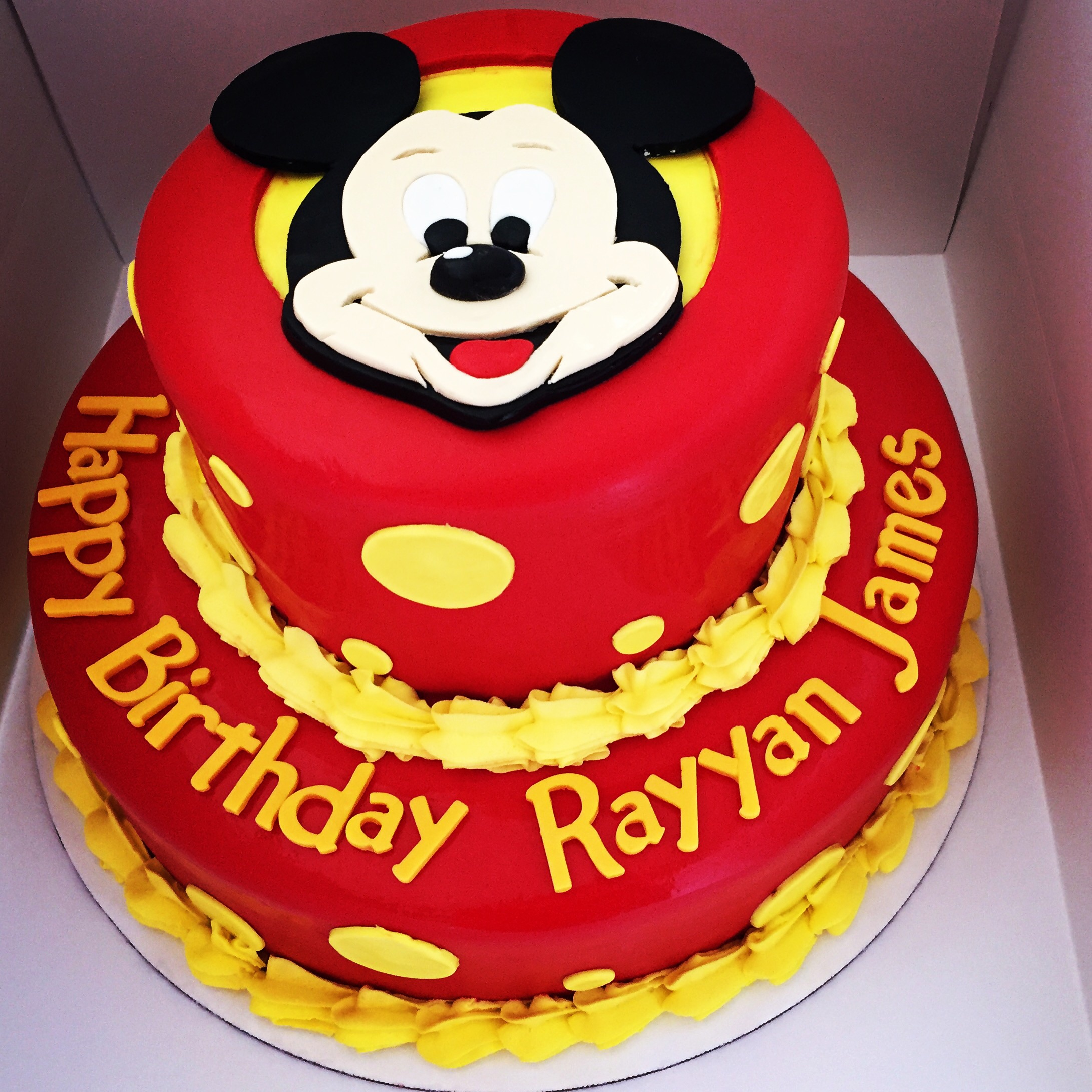 Mickey Mouse Cake Mickey Mouse Cake