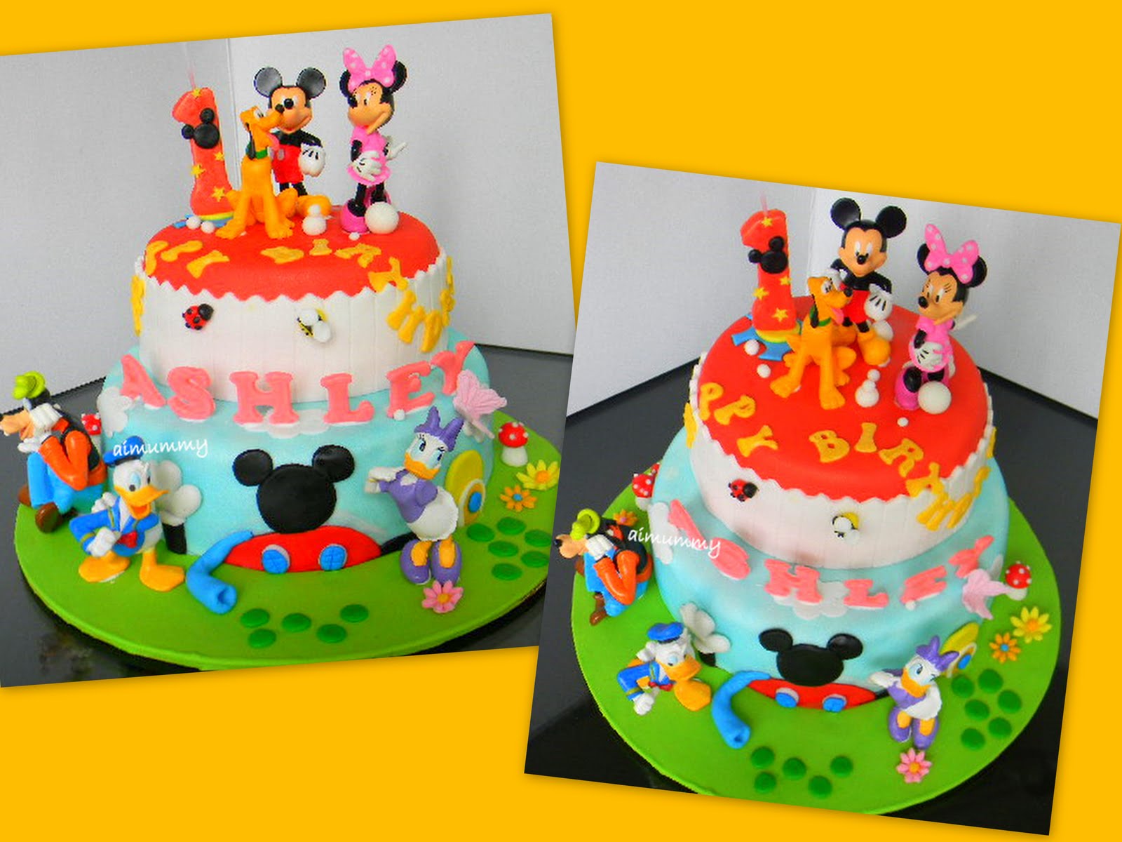 Mickey Mouse Clubhouse 1st Birthday Cake