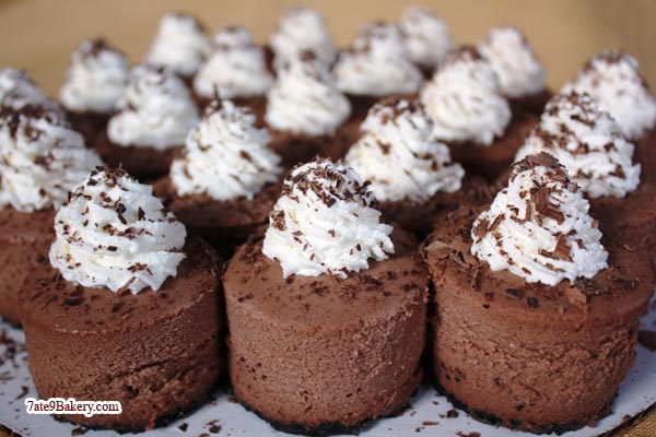 Mini-Chocolate Cheesecakes