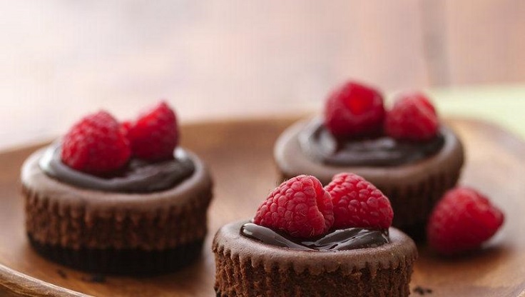 Mini-Chocolate Cheesecakes Mini-Chocolate Cheesecakes