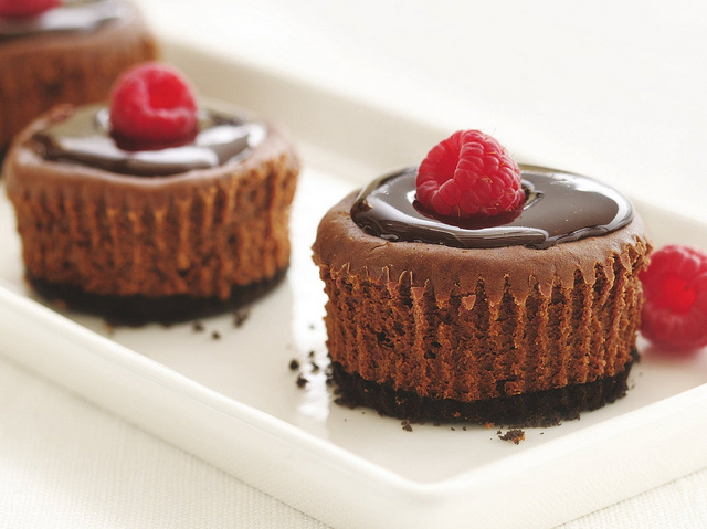 Mini-Chocolate Cheesecakes