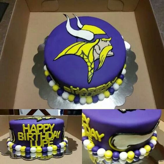 Minnesota Vikings Birthday Cake