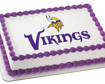 Minnesota Vikings Happy Birthday Cake