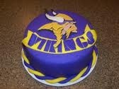 Minnesota Vikings Happy Birthday Cake