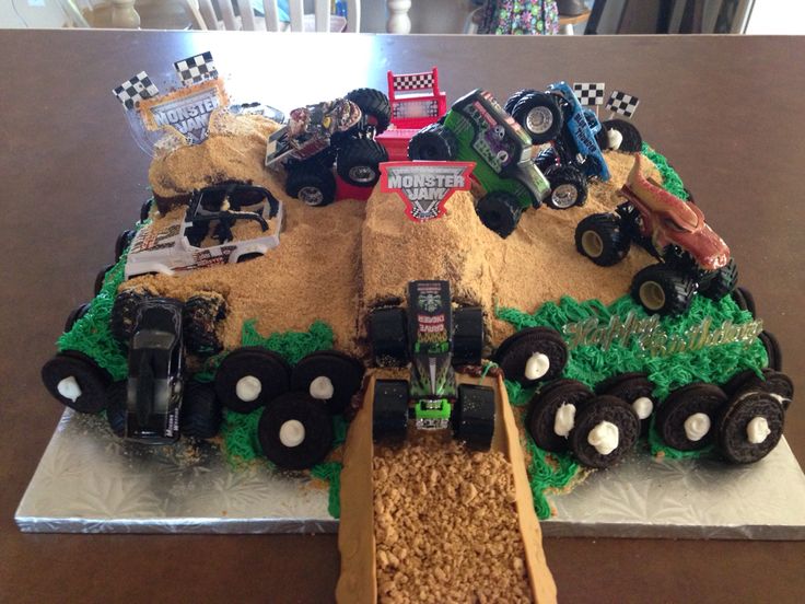 Monster Jam Birthday Cake Ideas