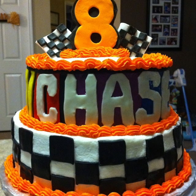 NASCAR Birthday Cake