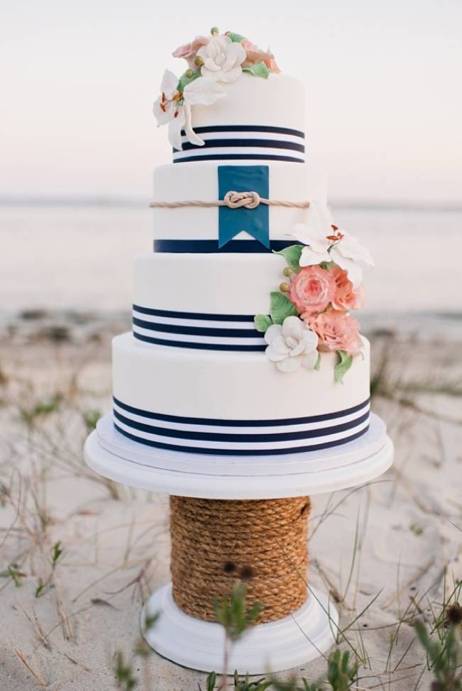 Nautical Wedding Cake