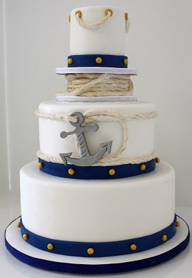 Nautical Wedding Cake