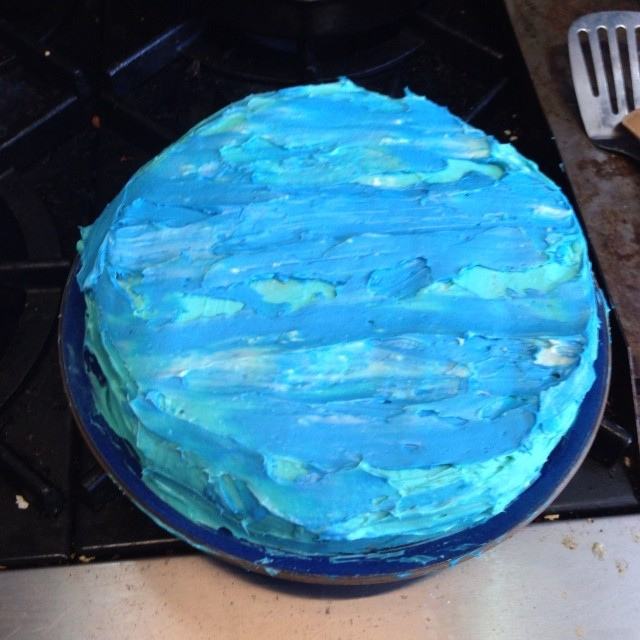 Neptune Birthday Cake