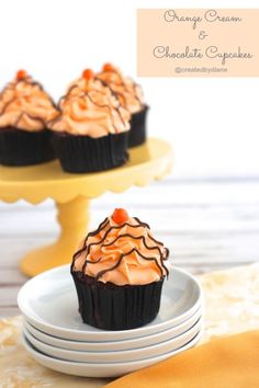 Orange Cream Cupcakes