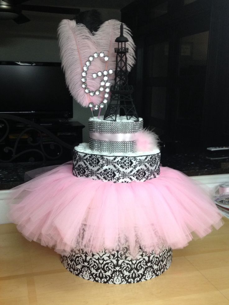 13 Photos of Paris Themed Diaper Cakes 13 Photos of Paris Themed Diaper Cakes